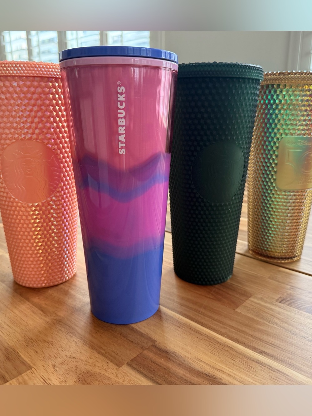 Starbucks Pink & Blue Ombre Stainless Travel Cup